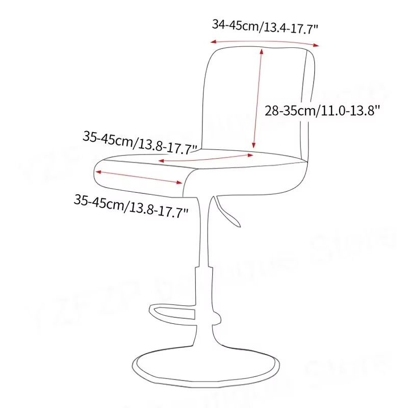 Jacquard Bar Stool Chair Cover - Home Bar Seating review and price