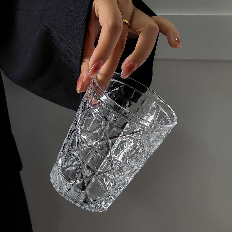2pcs 310ml Vintage Diamond Pat - Old Fashioned Glass review and price