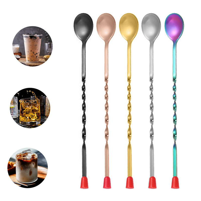 100Pcs/Lot Stainless Steel Twi - Bar Spoon Twisted review and price
