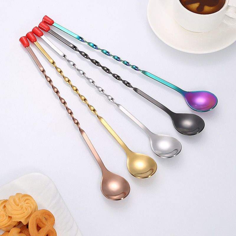 100Pcs/Lot Stainless Steel Twi - Bar Spoon Twisted review and price