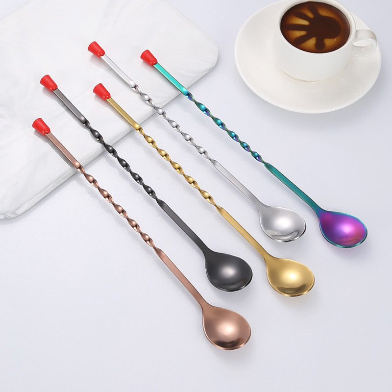 100Pcs/Lot Stainless Steel Twi - Bar Spoon Twisted review and price