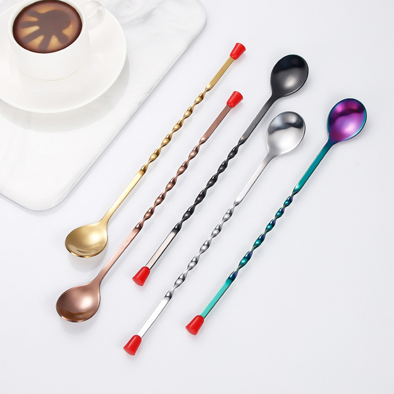 100Pcs/Lot Stainless Steel Twi - Bar Spoon Twisted review and price