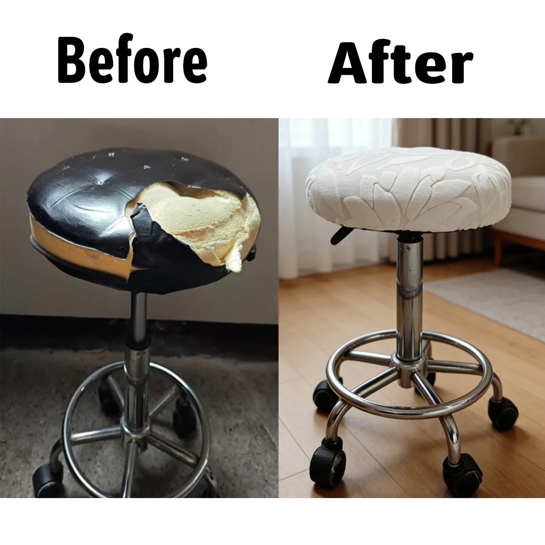 Bar Stool Cover Camellia Jacqu - Home Bar Seating review and price