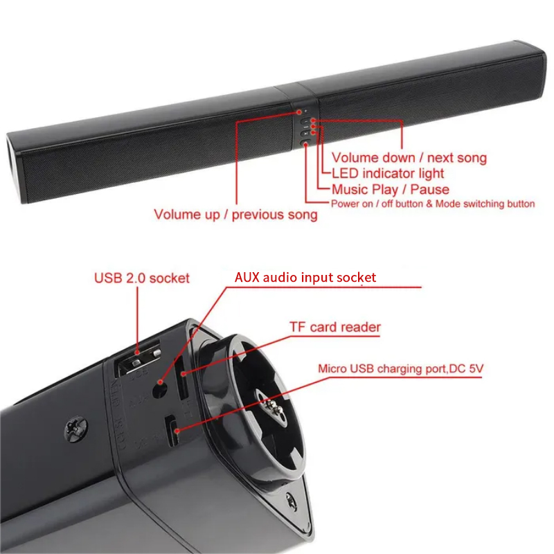 Powerful Soundbar Sound Radio  - Home Bar And Theater review and price