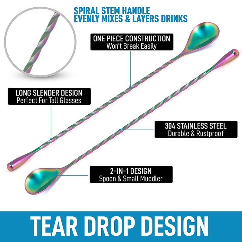 30cm/40cm/50cm Teardrop Cockta - Bar Spoon Twisted review and price