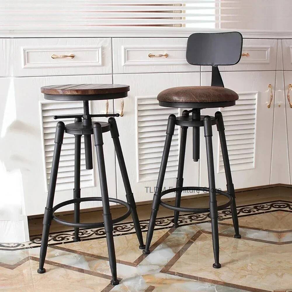 Retro Iron Bar Chair Counter S - Home Bar Seating review and price