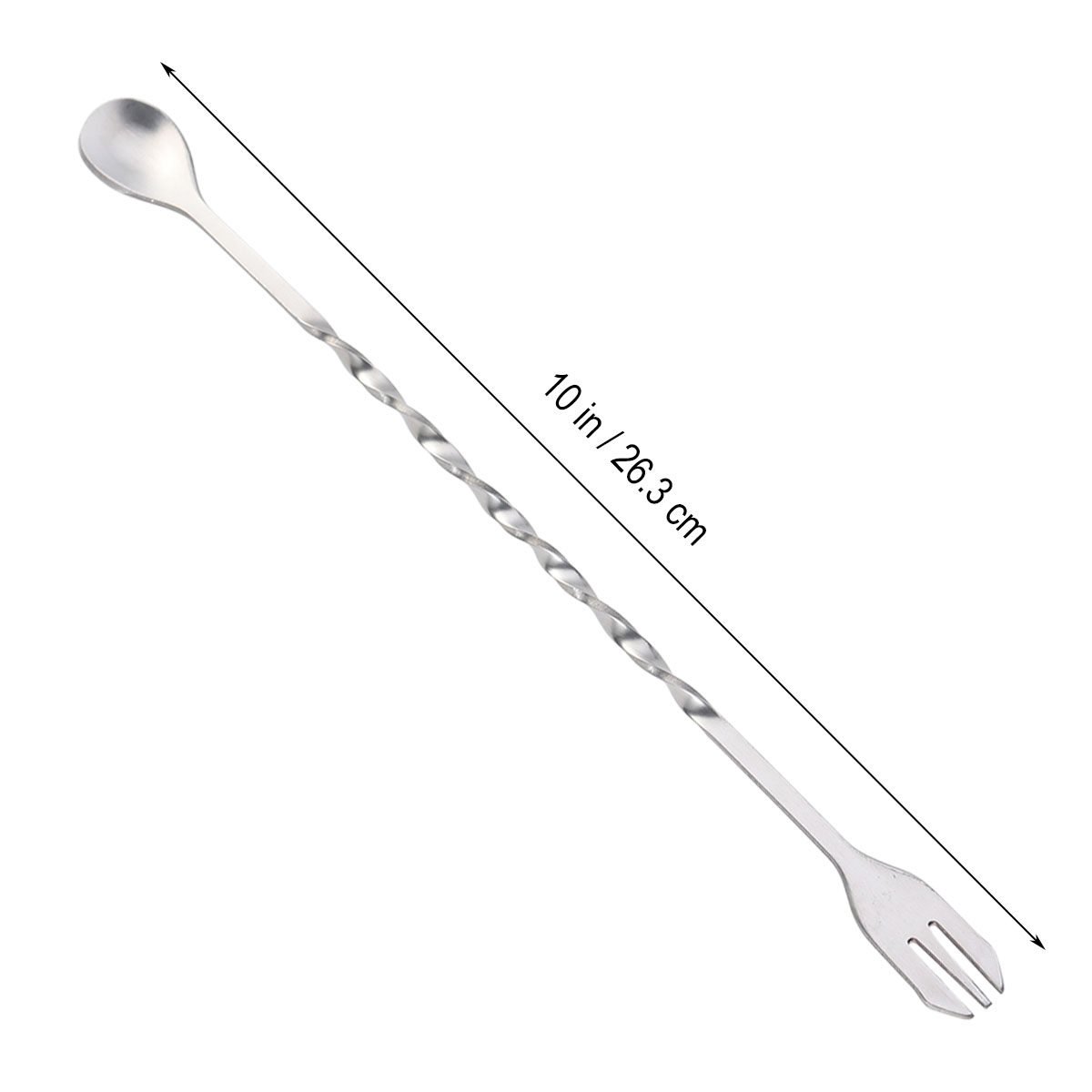 304 Stainless Steel Cocktail T - Bar Spoon Twisted review and price