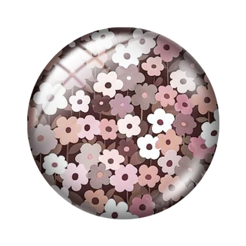 Retro Floral12/18/20/25mm glas - Old Fashioned Glass review and price