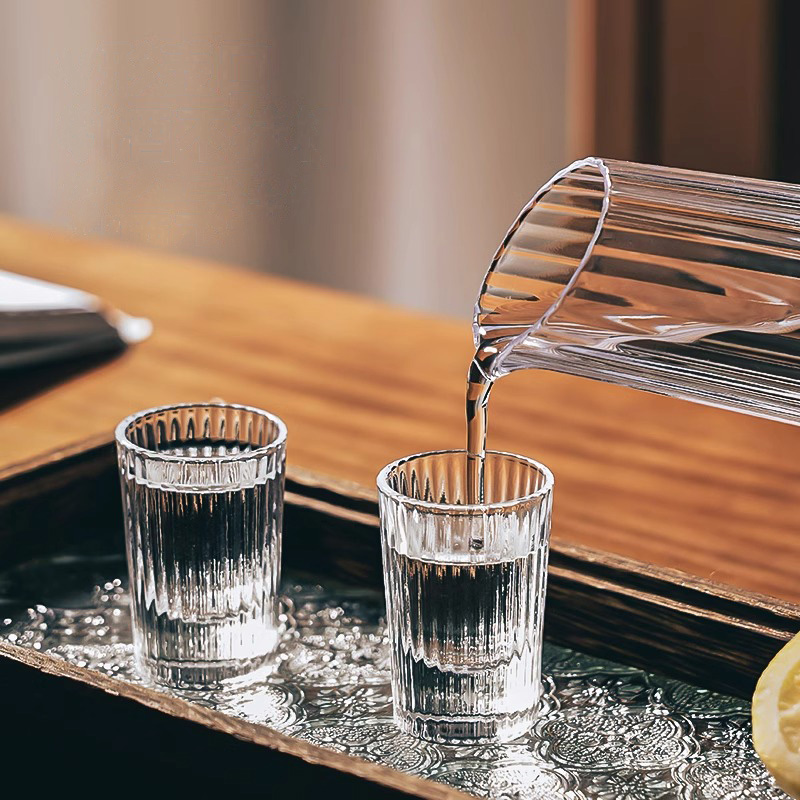 6pcs Set 20ml Striped Foreign  - Old Fashioned Glass review and price