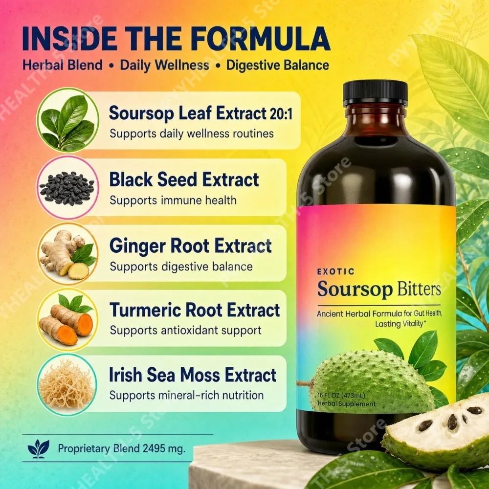 Herbal Soursop Bitters Liquid  - Bitters Bottle Set review and price