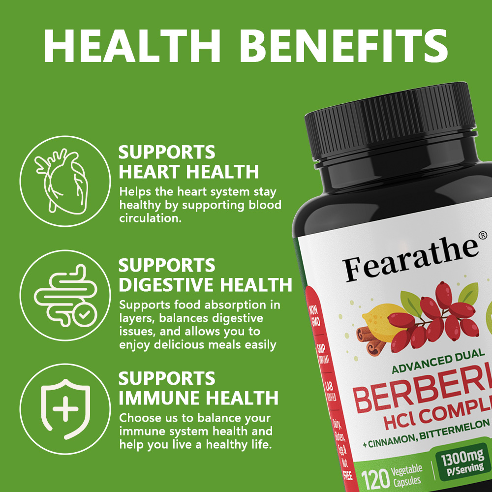 Berberine HCl Capsules with Bi - Bitters Bottle Set review and price