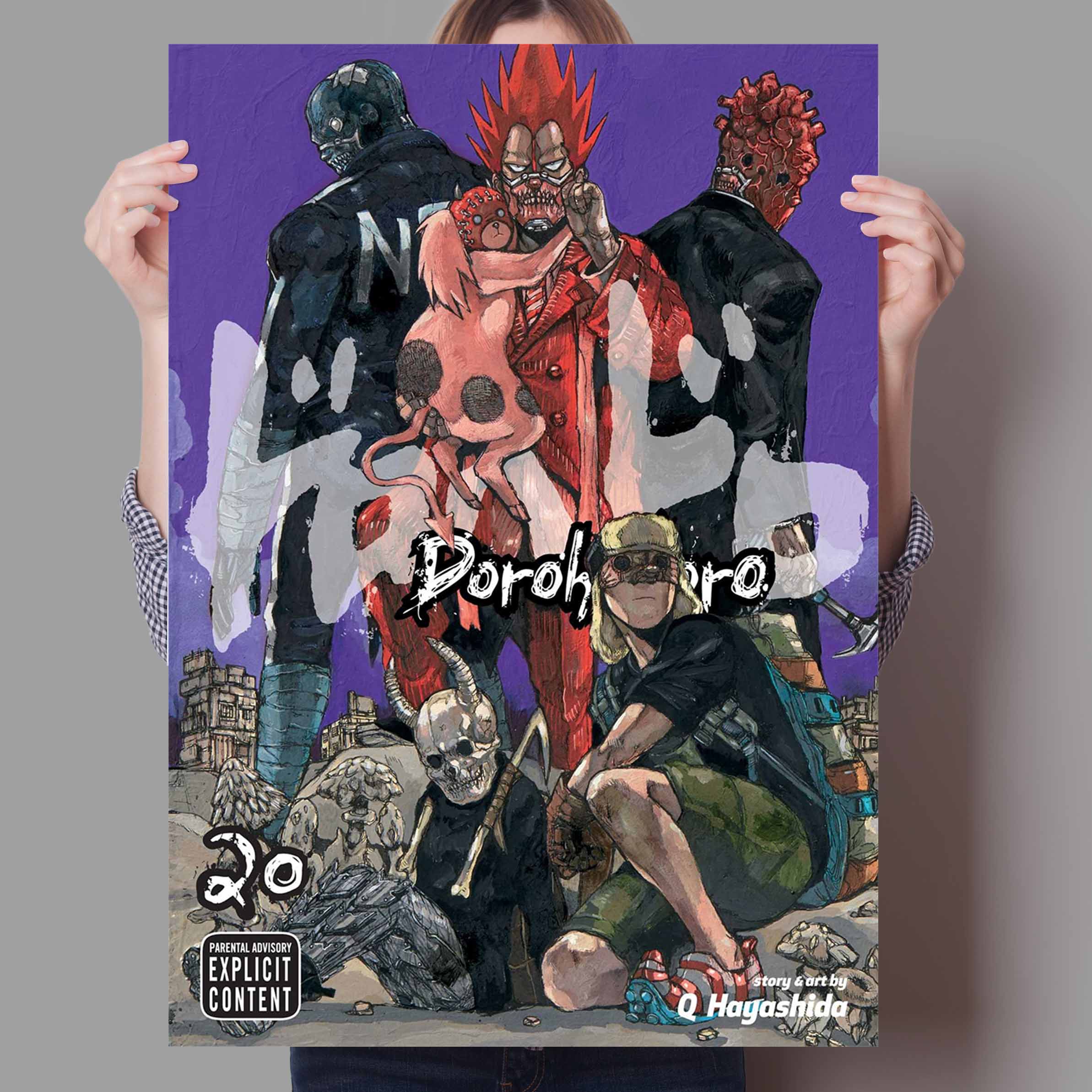 Anime Vintage Dorohedoro Poste - Home Bar Seating review and price
