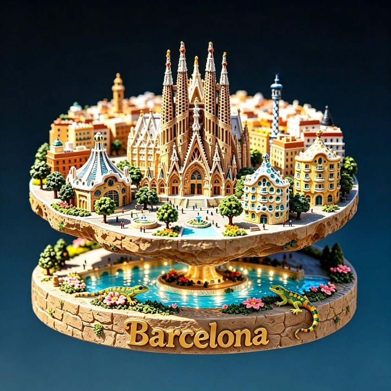 Spain Metal Fridge Magnets Bar - Home Barcelona review and price